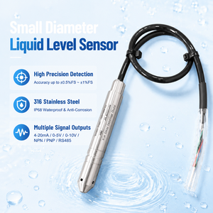 <span class=keywords><strong>Sensor</strong></span> <span class=keywords><strong>de</strong></span> <span class=keywords><strong>Nivel</strong></span> <span class=keywords><strong>de</strong></span> Agua Sumergible <span class=keywords><strong>de</strong></span> 19 mm <span class=keywords><strong>de</strong></span> Diámetro Pequeño, 4-20 mA RS485 IP68, Transmisor <span class=keywords><strong>de</strong></span> <span class=keywords><strong>Nivel</strong></span> <span class=keywords><strong>para</strong></span> Pozos Profundos, <span class=keywords><strong>para</strong></span> Monitoreo <span class=keywords><strong>de</strong></span> Aguas Subterráneas - Product Image 2