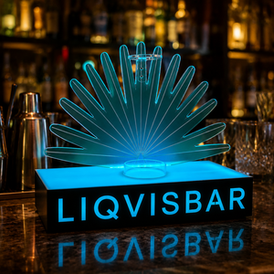 LiqVis Portabottiglie LED Creativo ed Ecologico in Plastica, <span class=keywords><strong>Design</strong></span> Moderno ed Elegante <span class=keywords><strong>VIP</strong></span> per Esposizione Decorativa in Club, Lounge ed Eventi - Product Image 4