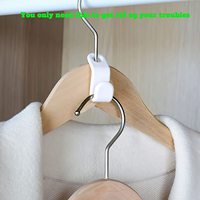 Clip de crochet en plastique de stockage de lien d'économie d'espace coloré de haute qualité adapté aux vêtements lourds