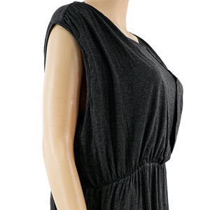 Camicia da Notte <span class=keywords><strong>Premaman</strong></span> in Modal a Maniche Corte, Vestito Comodo per Allattamento Post-Parto e Sonno Domestico per Donne - Product Image 4