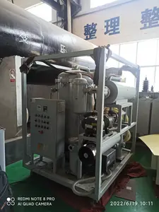 Máquina de desgasificación de aceite al vacío de doble etapa ZJA