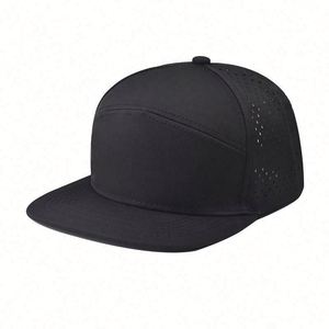 Casquette Snapback de baseball imperméable personnalisée avec logo, vente en gros, avec trous découpés au laser, collection 2025 – Nouveauté ! - Product Image 3