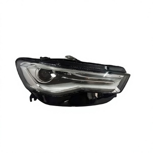 for Audi A6 Headlight Assembly C7 S6 A6L Headlight A6 Low-end Upgrade High-end Dragon <b>Ball</b> <b>LED</b> Head - Product Image 3