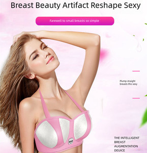 Größenverstellbarer Vibrierender Massage-BH Elektronischer Bruststimulator Massage-BH Wärmetherapie Brustvergrößerungs-Massagegerät - Product Image 6