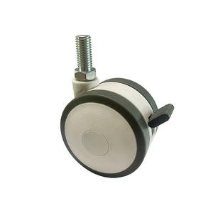 Rueda Fija Silenciosa de 3 Pulgadas, Capacidad de Carga de 80 kg, Accesorios para Andador con Ruedas - Product Image 2