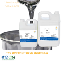 Gel de silicone auto-cicatrisant bi-composant, diélectrique et adhésif pour l'encapsulation électronique et l'étanchéité