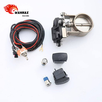 Kit Kabel Harness Katup Kontrol Knalpot Elektrik Universal dengan Sakelar Tombol Tekan Rocker 12V Plug and Play