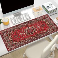 Tapis de souris de jeu de haute qualité de marque personnalisée XXL Tapis de bureau en caoutchouc durable avec logo de sublimation cousu