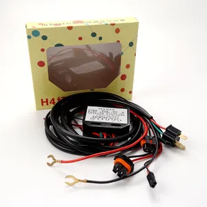 Ghidcql H4 — Kit de câblage au xénon pour phare Led canbus, ampoule au xénon HID, alerte sans erreur, haute résistance, Anti-secouement, décodeur