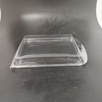 En stock boîte de blister à clapet en PVC PET transparent transparent personnalisable emballage de boîte à clapet recyclable
