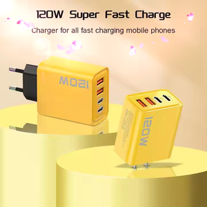 Xách Tay <span class=keywords><strong>120W</strong></span> <span class=keywords><strong>USB</strong></span>-C 4-Port Nhanh Chóng Power <span class=keywords><strong>Adapter</strong></span> Sạc Pd 3.0 Chức Năng OTP OVP Cho Điện Thoại Di Động Máy Tính Xách Tay Du Khách Chúng Tôi - Product Image 6