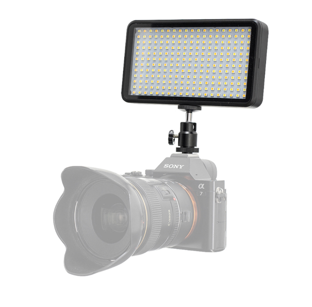 Factory Price 228 LED Video Light Lamp Video Photographic Lighting Portable Dimmable Camera Camcorder Led Panel for Dslr Camera