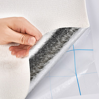 Papier peint en tissu gris clair imitation lin, papier peint en toile de jute, papier peint vinyle auto-adhésif amovible, papier peint autocollant à peler et coller