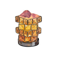 Lampe au sel rose de l'Himalaya Vente en gros d'ions négatifs naturels libérant une lampe de table au sel rose de l'Himalaya
