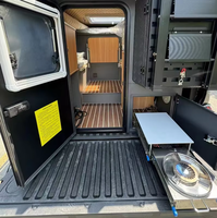 Caravane de voyage moderne à prix abordable, camping-car pour pick-up, camping en plein air pour 2 personnes