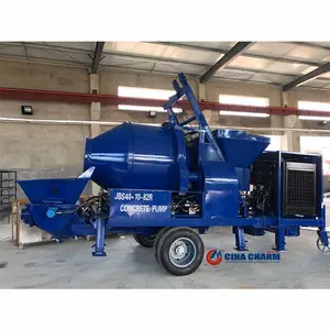 Factory price JBS40 concrete mixing pump machine with pump mixer and pump