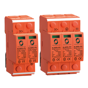 XLSPD-PV CE TUV 2P 3P 20ka-40ka 500V 600V 800V 1000V 1500V DPS năng lượng mặt trời PV DC SPD Surge Protector arrester thiết bị bảo vệ tăng - Product Image 1