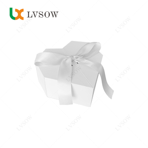 Custom High End Luxury Carton Personalizadas Foldable Ribbon Cardboard box