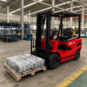 Chariot élévateur électrique 1,5 tonne 1500 kg alimenté par batterie pour la manutention de matériaux en entrepôt CPD-15 YUEHANG CPD15 - Product Image 4