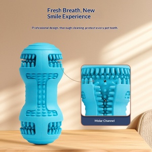 Doğal Kauçuk Malzemeden Yapılmış Köpek Diş Fırçalama Oyuncağı, Çiğneme, Diş Çıkarma Etkileşimi, Tek Başına Eğlence İçin. Çok Fonksiyonlu Evcil Hayvan Oyuncağı. - Product Image 1