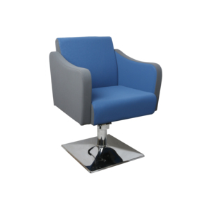 Silla de peluquero hidráulica de cuero sintético, PVC, color caqui - Product Image 4
