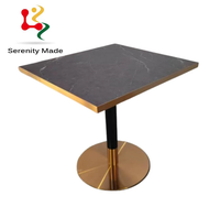 Table de salle à manger en bois de Style de luxe de haute qualité
