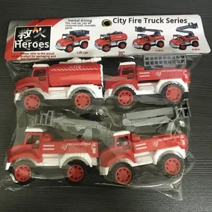 Juego de Juguetes de Vehículos Urbanos de Varios Tipos, Incluye Auto, Camión de Bomberos y Vehículo de Construcción, Juguete para Niños - Product Image 3