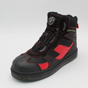Nuove Scarpe da Pesca da Uomo di Grande Taglia, Impermeabili, Antiscivolo, Multimateriale, con Suola in Feltro per Acque Dolci - <span class=keywords><strong>Nero</strong></span>/<span class=keywords><strong>Rosso</strong></span> - Product Image 6