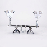 Kit de rideaux pour camping-car industriel CMK Plug Socket Trolley, modèle courbé pré-coudé, rail en aluminium courbé CMK C-01 1,5 mm, courant 3 m