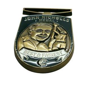 รางวัลโลหะบิ๊กกีฬาบาสเกตบอลเหรียญริบบิ้น - Product Image 6