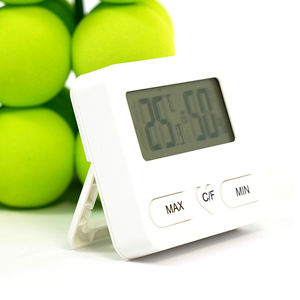 2024 Mini Geladeira Digital <span class=keywords><strong>Thermo</strong></span> Higrômetro Medidor De Umidade Interior Temperatura Termômetro - Product Image 3