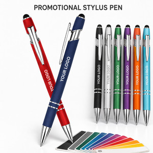 Custom Logo Promotional Stylus <b>Pen</b> Click Metal Ballpoint <b>Pen</b> for Business Corporate Gift Office Supplies Touchscreen Device - Product Image 1