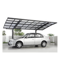 Abri de voiture extérieur étanche Qishu QS120, auvent en aluminium, tente de garage, abri de rangement pour vélos, carport