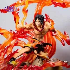 One Pieced Anime GK Singularity <span class=keywords><strong>Summit</strong></span> War Ace Fire Fist Ace Modelo Estatua Figura en caja Regalo - Product Image 3