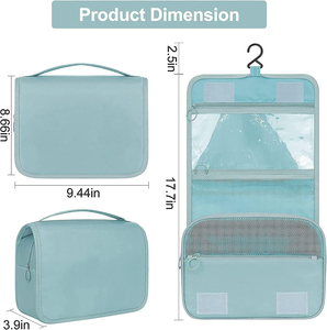 Cosmetic <b>Bag</b> <b>Makeup</b> Large Capacity Cosmetic Organizer <b>Bag</b> <b>with</b> <b>Makeup</b> <b>Brush</b> - Product Image 6