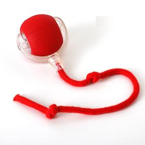 Yüksek kalite 360 ° akıllı otomatik interaktif köpek kedi oyuncak USB şarj haddeleme topu küçük boyutu yapılmış plastik silikon kutu geliyor - Product Image 4