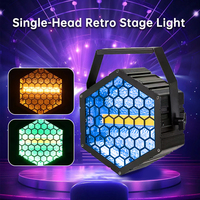 Projecteur de scène rétro à tête unique de haute qualité avec coupe réfléchissante et bandes lumineuses pleine couleur, adapté au théâtre
