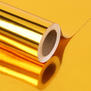 New Glossy Pure Gold Coated <b>Paper</b> Single-sided Resin Coating Wrapping <b>Paper</b> Luxury Gift Decoration Packaging <b>Paper</b> - Product Image 4