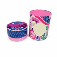 Boîte en tube de papier rond recyclable avec nœud pour l'emballage de produits de beauté, de bonbons, de bijoux et de cadeaux de luxe en gros
