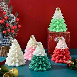 Bougie parfumée à l'odeur de bois, faite à la main, décoration d'intérieur, cadeaux créatifs pour Noël et anniversaire - Product Image 4