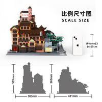 Wange 7213 DIY modelo en miniatura arquitectónico juego de bloques de construcción Nuevo hito mundial juguetes de construcción para niños hechos de plástico