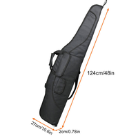 Sac à dos noir personnalisé pour équipement de sport de plein air, sac de transport rembourré pour fusil, étui long pour produits de chasse