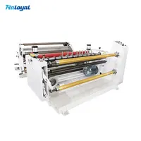 Etiqueta adhesiva de alta precisión de 1100mm, máquina cortadora de papel, película de papel, rebobinadora