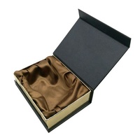 Emballage de produit personnalisé de luxe respectueux de l'environnement, boîte cadeau rigide à rabat magnétique avec insert en velours