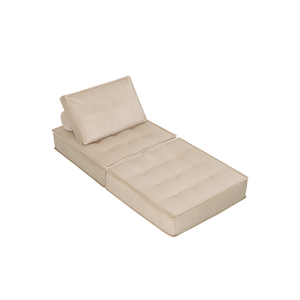 โซฟาแบบถอดประกอบได้ รุ่น Hermetic Vacuum Pack Boneless Sofa Cube ขนาดเดี่ยว แบบแยกส่วน ผ้ากำมะหยี่ลายริบแนวตั้ง - Product Image 5