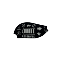 Étiquette décorative OEM en PET, autocollant en plastique sérigraphié, superposition graphique, étiquette découpée, autocollant imprimé auto-adhésif