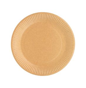 8.3 Inch Round Paper Plate Disposable Light <b>Weight</b> Bulk <b>Small</b> Plates for Office Breakroom Outdoor Picnic and Quick Cleanup - Product Image 1