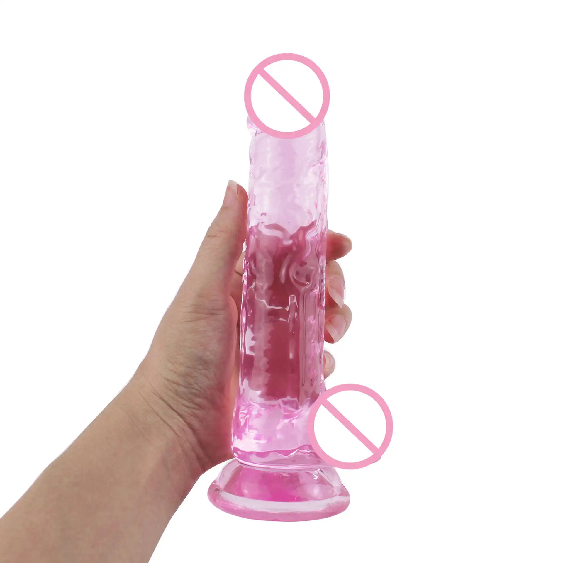 5.9" Realistic Jelly Dildo Suction Cup Penis Dildo Anal Masturbator Sex Toys for Couples