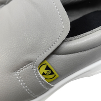 Sepatu Keselamatan Kerja Anti Slip Nyaman dengan Pelindung Baja di Ujungnya, Anti Statis, dan Anti ESD untuk Ruangan Bersih Industri ALLESD