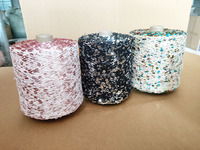 Bulk Strong Acrylic Blended Melange Yarn High Tenacity Chunky Knit Polyester Sequin Yarn with Dyed Pattern Color Knitting Yarns